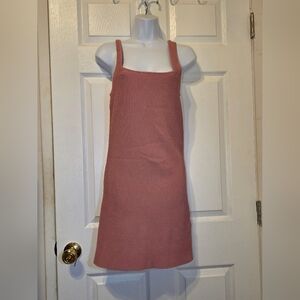 Forever 21 Textured Mini Dress in Blush